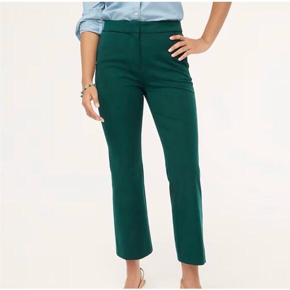 J. Crew Factory Pants - NWT J. Crew Factory Kelsey Pant Trouser Crop Flare Career Business Green 10